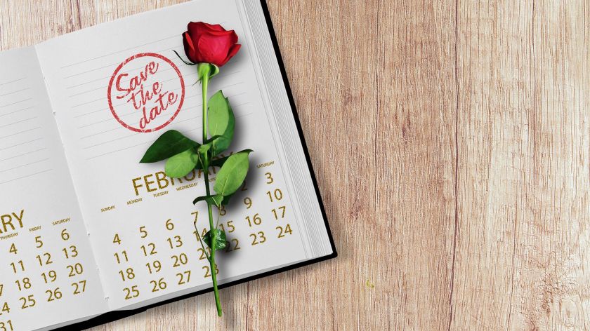 Kalender mit Safe the date