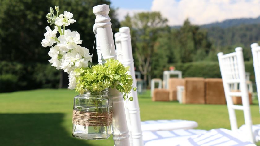 Hochzeit unter freiem Himmel