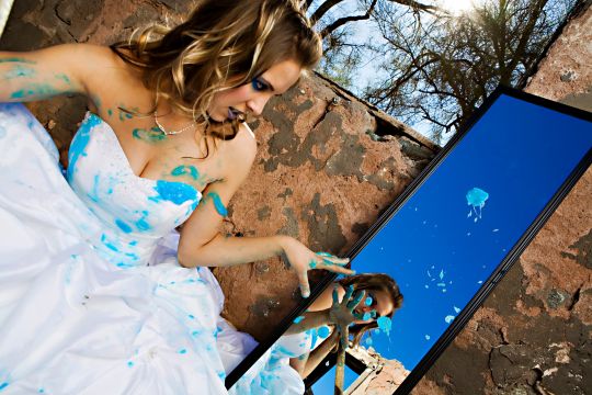 Trash the Dress - von der Kunst, das Brautkleid zu zerstören