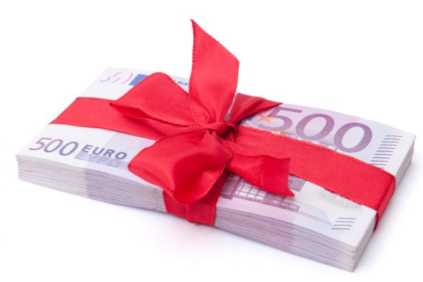 Geld als Geschenk kreativ verpackt 