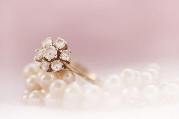 Schmuck an der Hochzeit
