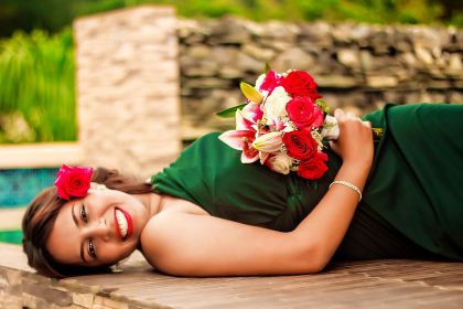 Bräute zeigen Mut zur Farbe